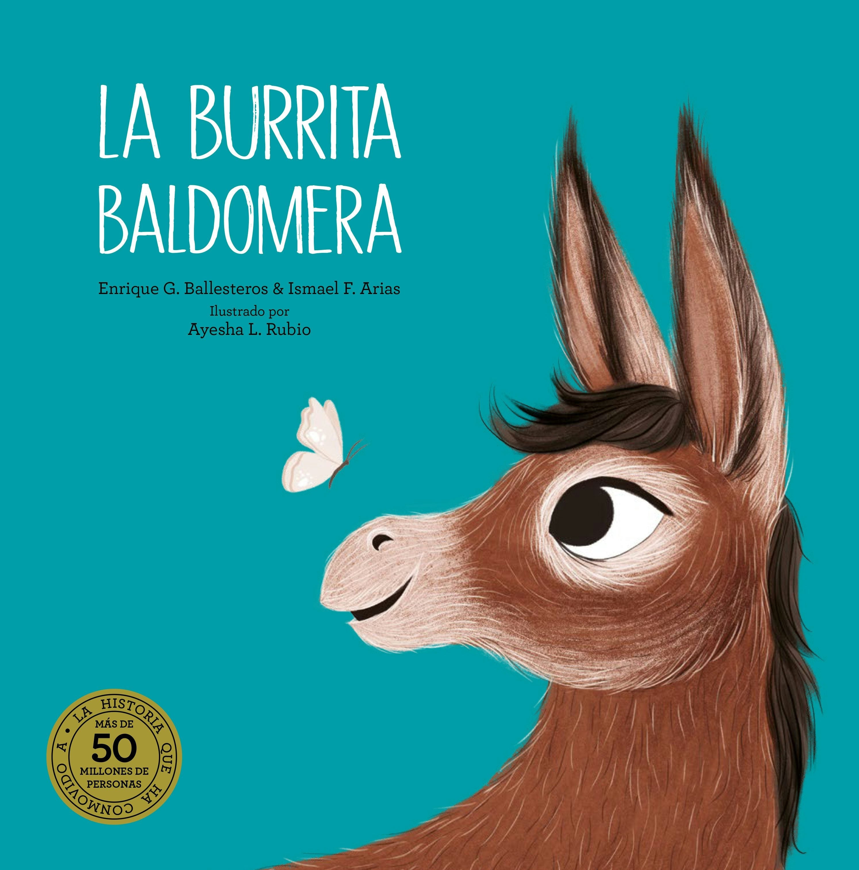 Book cover image for La burrita Baldomera ISBN: 9788418133688